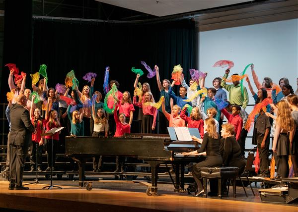 2023 All County Chorus Students Performing